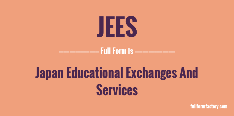 jees-full-form