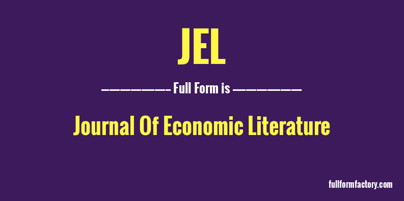 jel-full-form