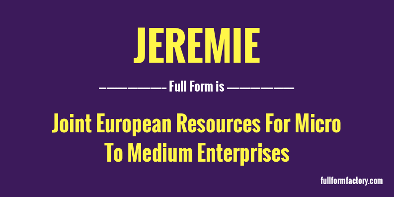 jeremie-full-form
