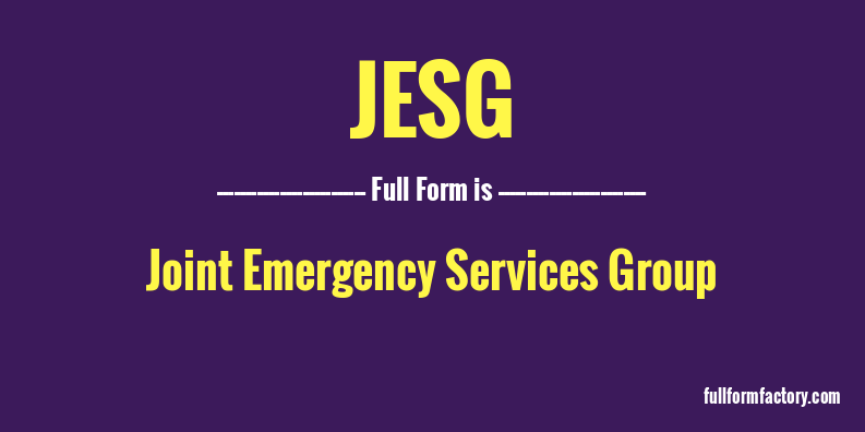 jesg-full-form