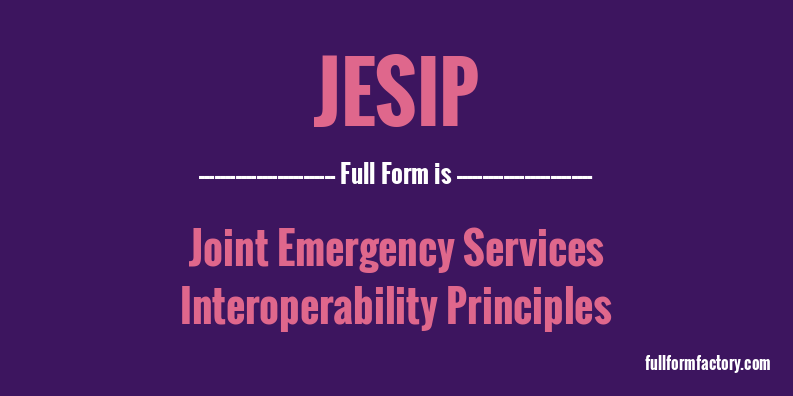 jesip-full-form