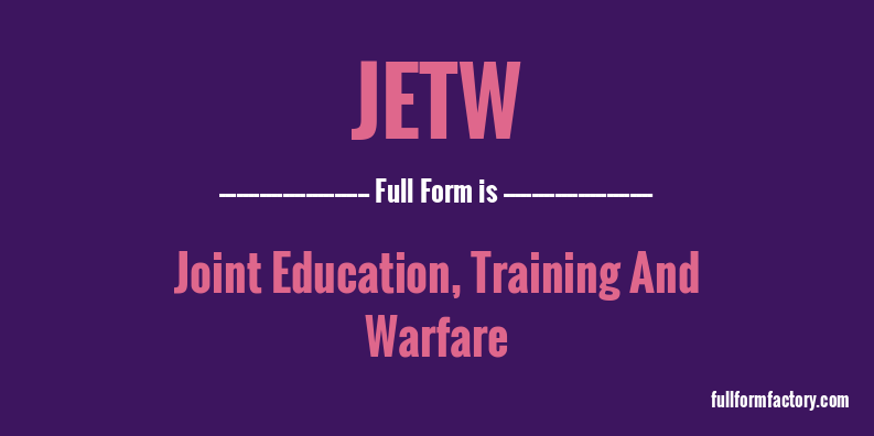 jetw-full-form