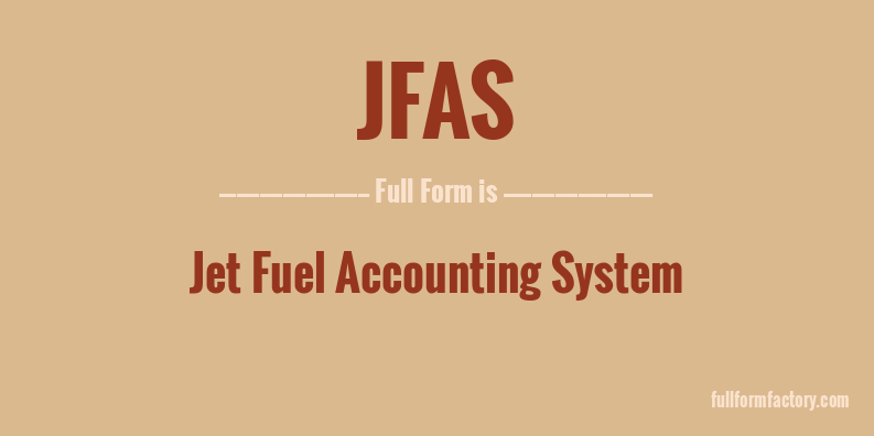 jfas-full-form