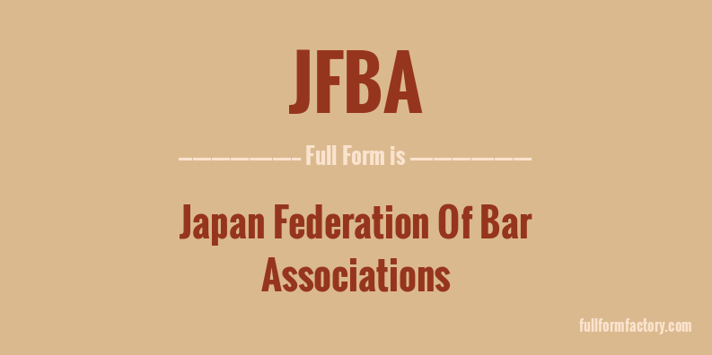jfba-full-form