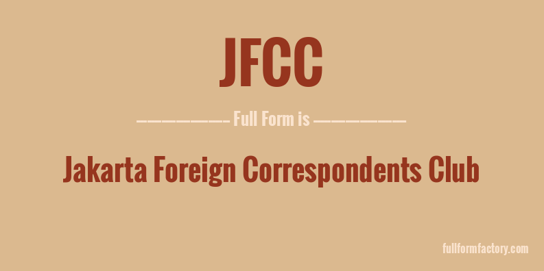 jfcc-full-form