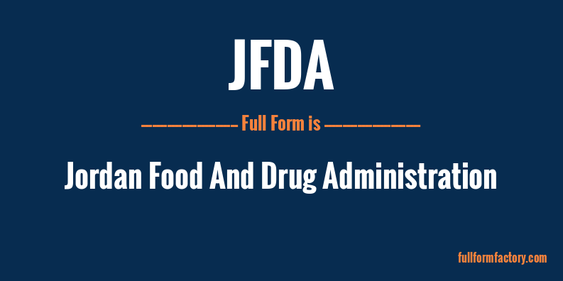 jfda-full-form