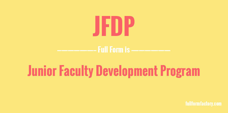 jfdp-full-form