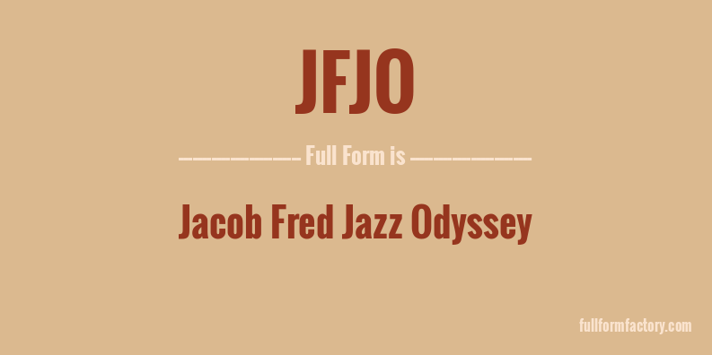 jfjo-full-form