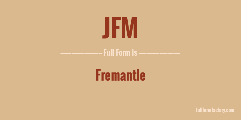 jfm-full-form