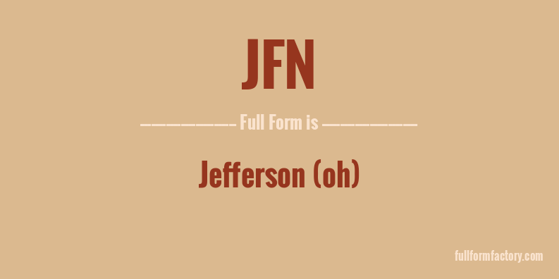 jfn-full-form