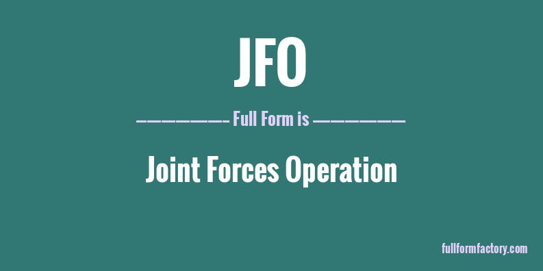 jfo-full-form
