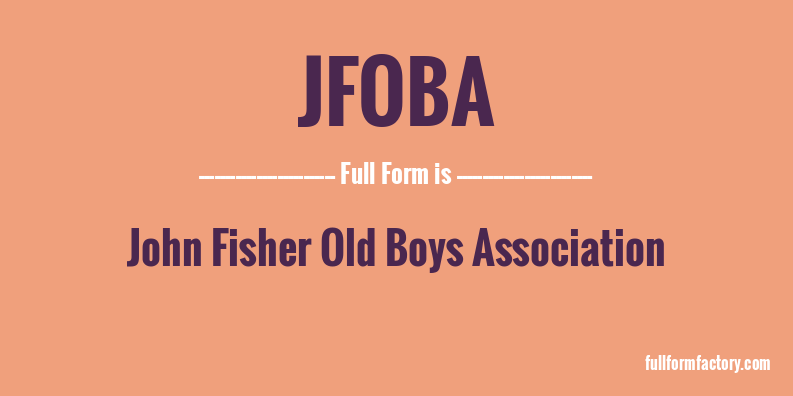 jfoba-full-form