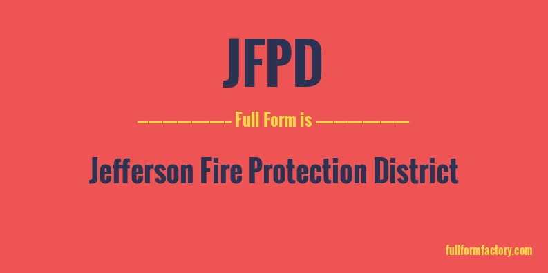 jfpd-full-form