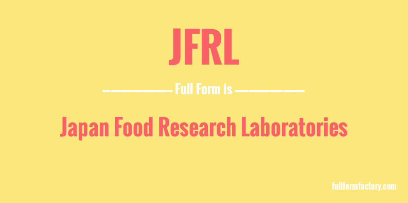 jfrl-full-form