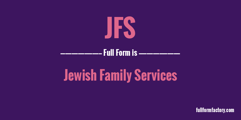 jfs-full-form