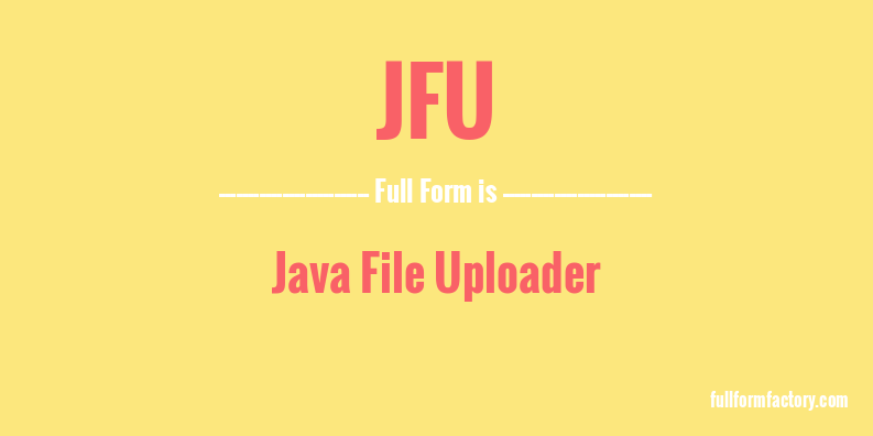 jfu-full-form