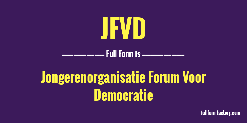 jfvd-full-form