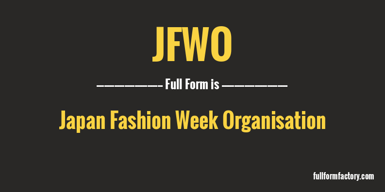 jfwo-full-form