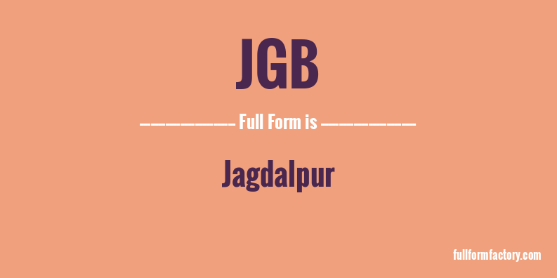jgb-full-form