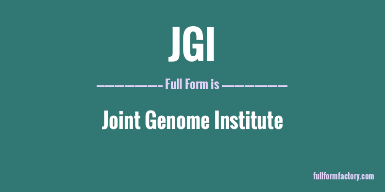 jgi-full-form
