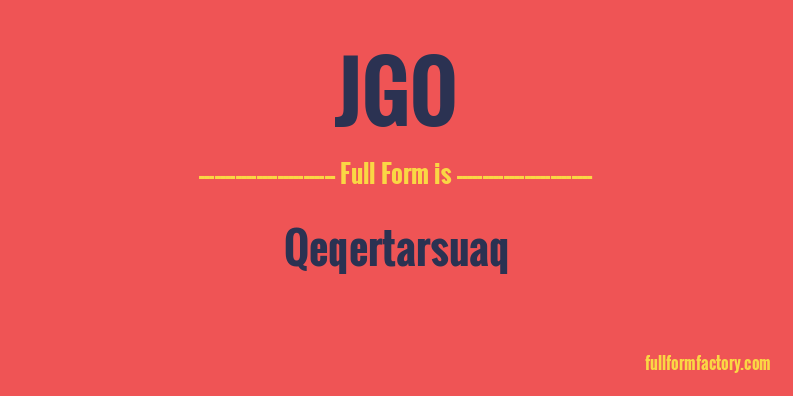 jgo-full-form