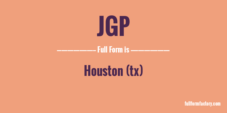 jgp-full-form