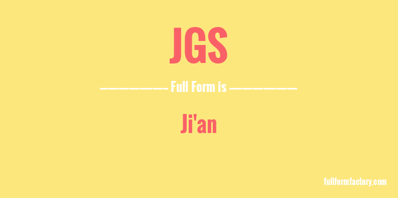 jgs-full-form