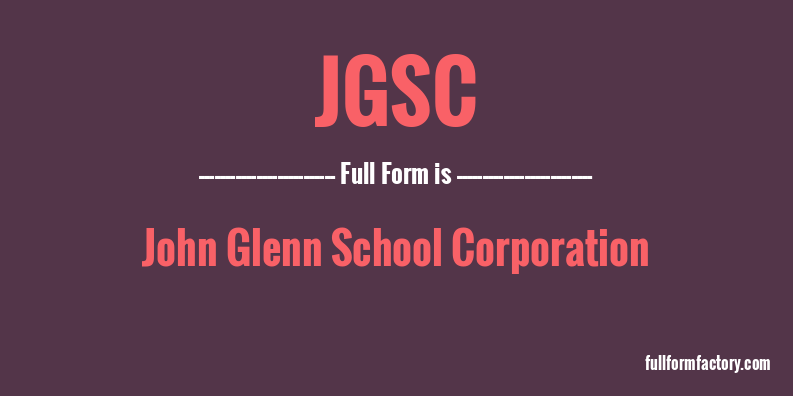jgsc-full-form