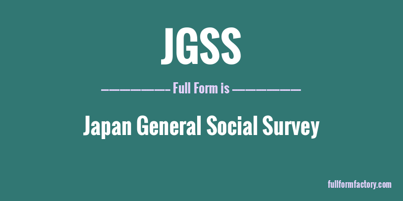 jgss-full-form