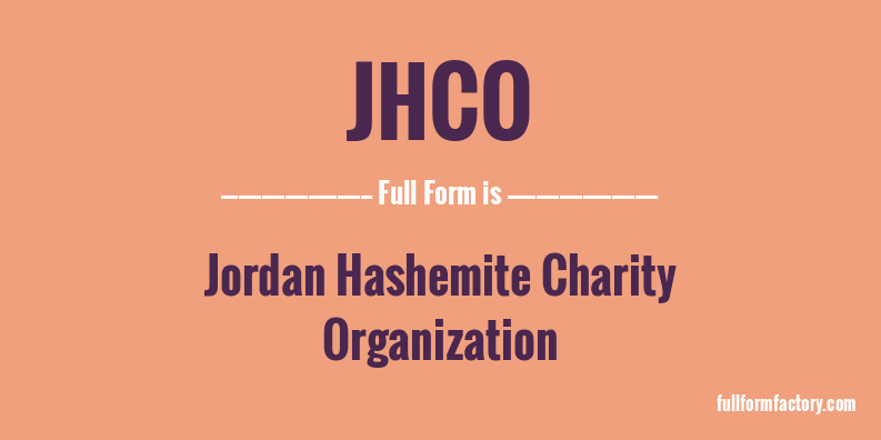 jhco-full-form