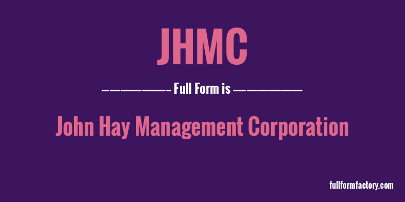 jhmc-full-form