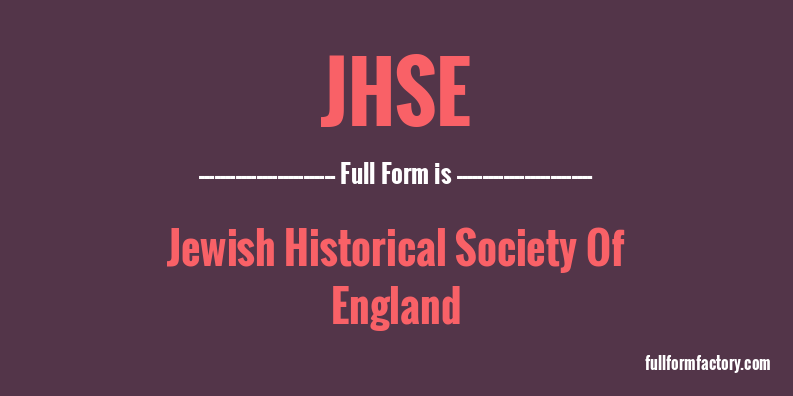 jhse-full-form