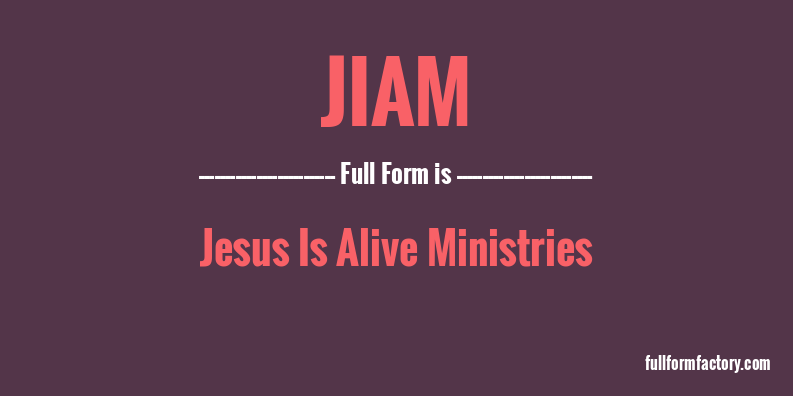 jiam-full-form