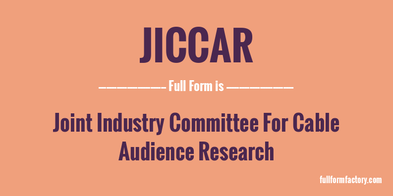 jiccar-full-form