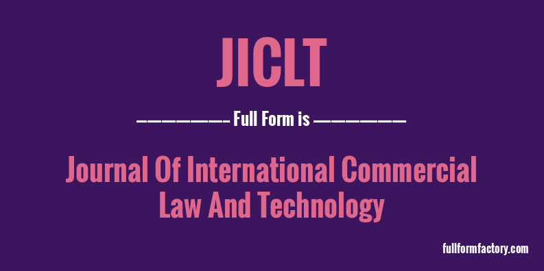 jiclt-full-form