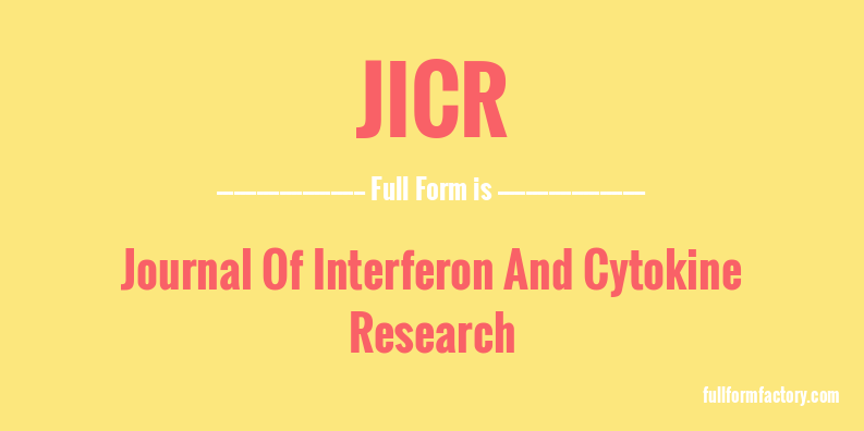 jicr-full-form