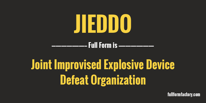 jieddo-full-form
