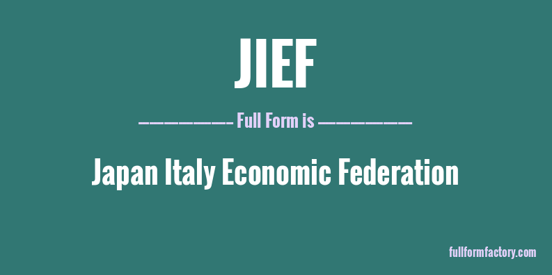 jief-full-form