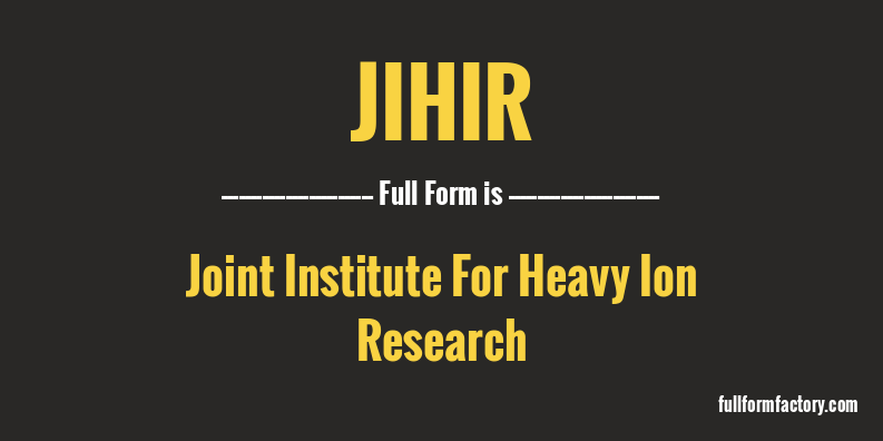 jihir-full-form