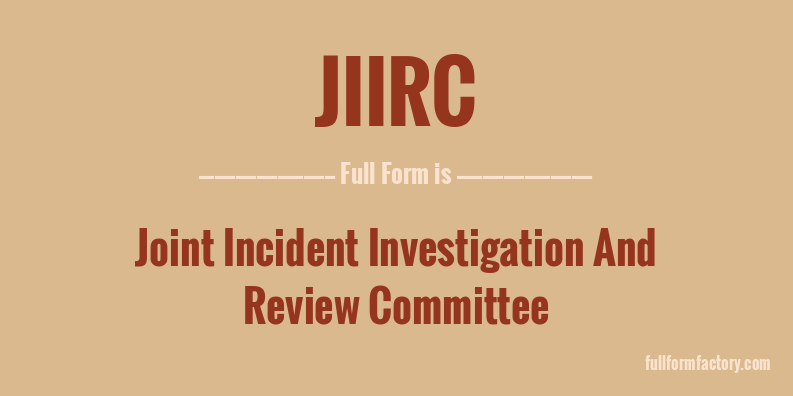 jiirc-full-form