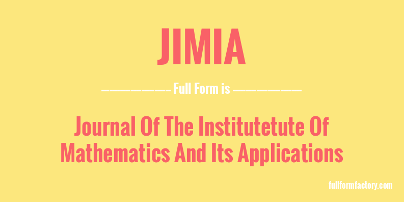 jimia-full-form