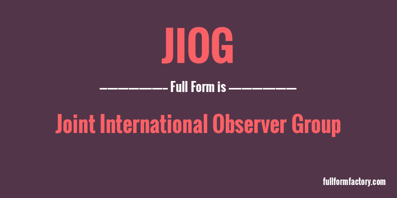 jiog-full-form