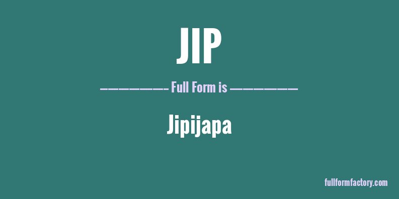 jip-full-form