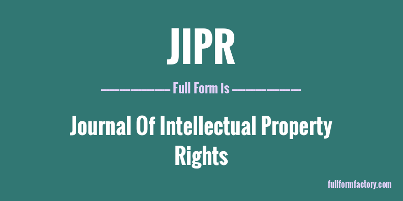jipr-full-form