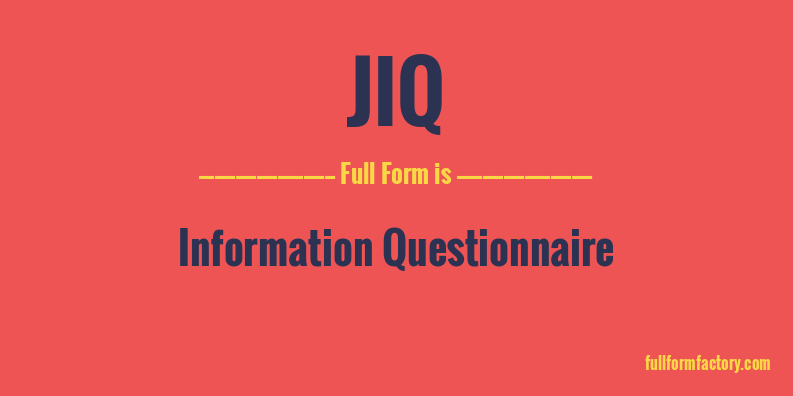 jiq-full-form