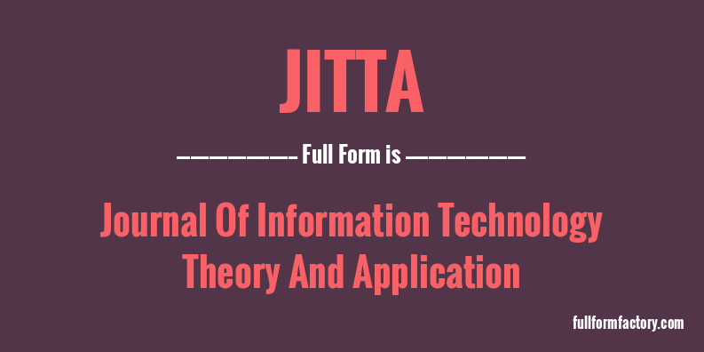 jitta-full-form
