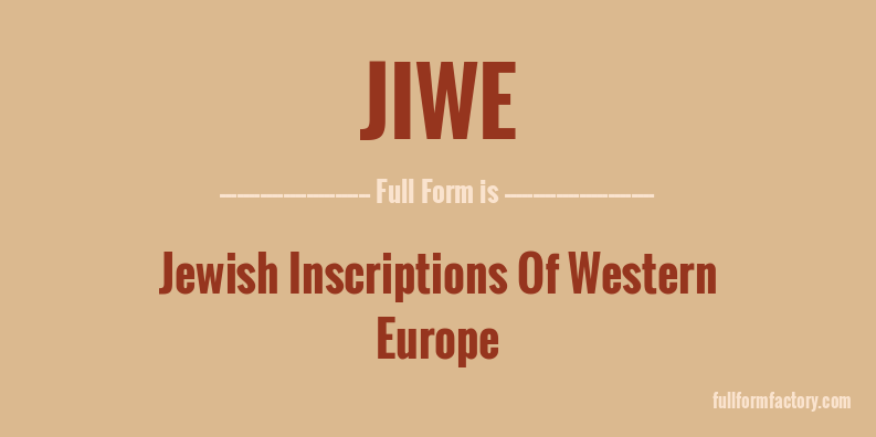 jiwe-full-form