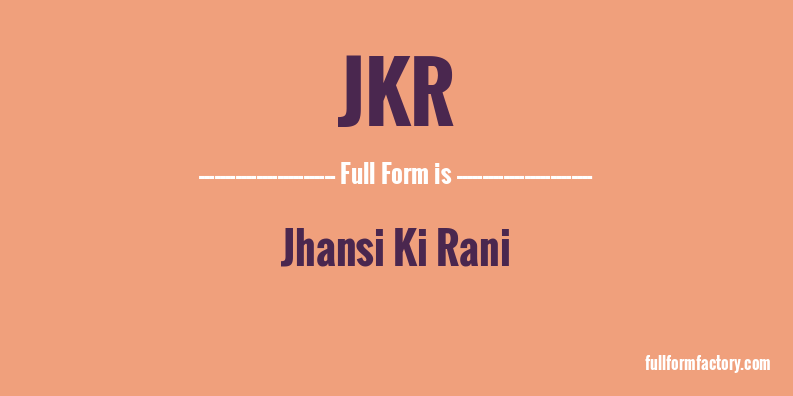jkr-full-form