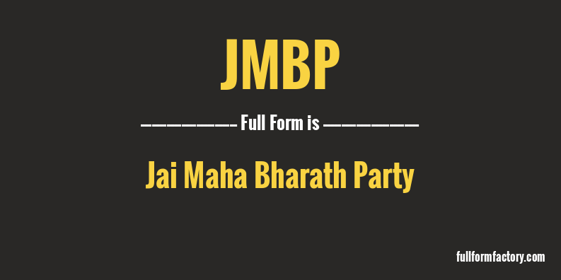 jmbp-full-form