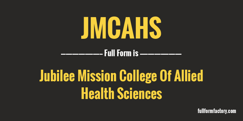 jmcahs-full-form
